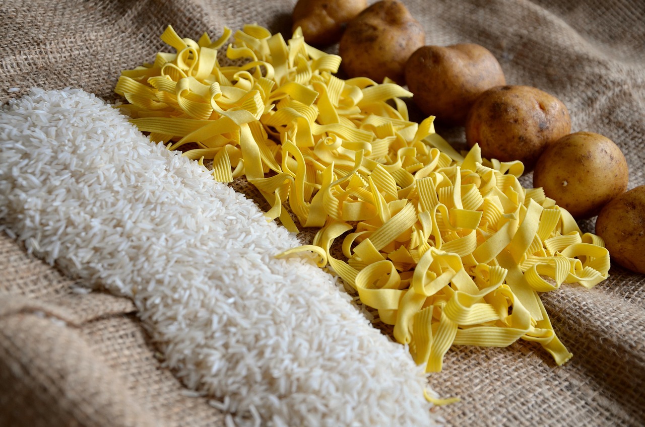 Cooked Rice and Pasta (Image Credits: Pixabay)