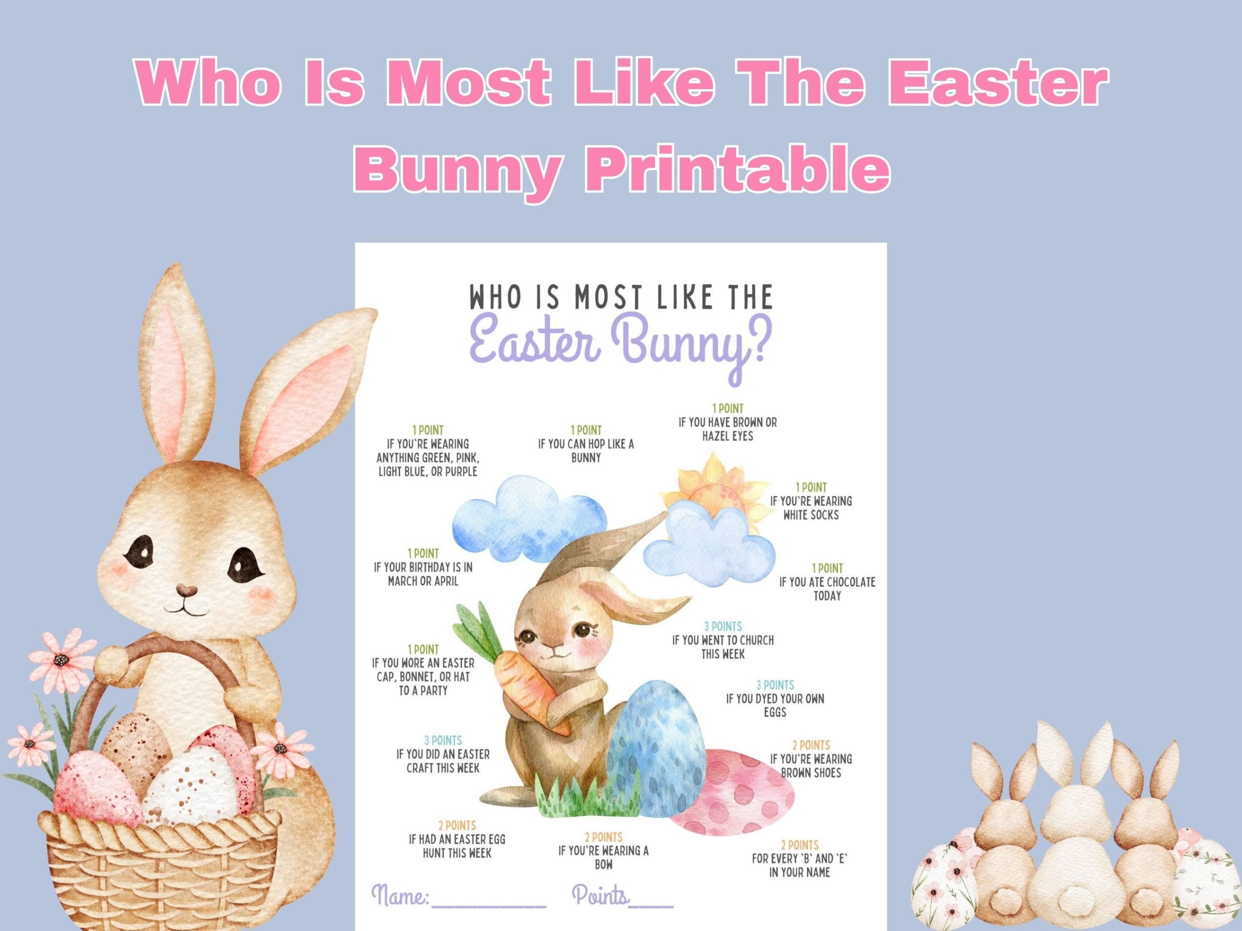 who is the most like the easter bunny