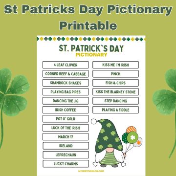 st patricks day pictionary