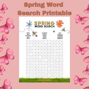 spring word search