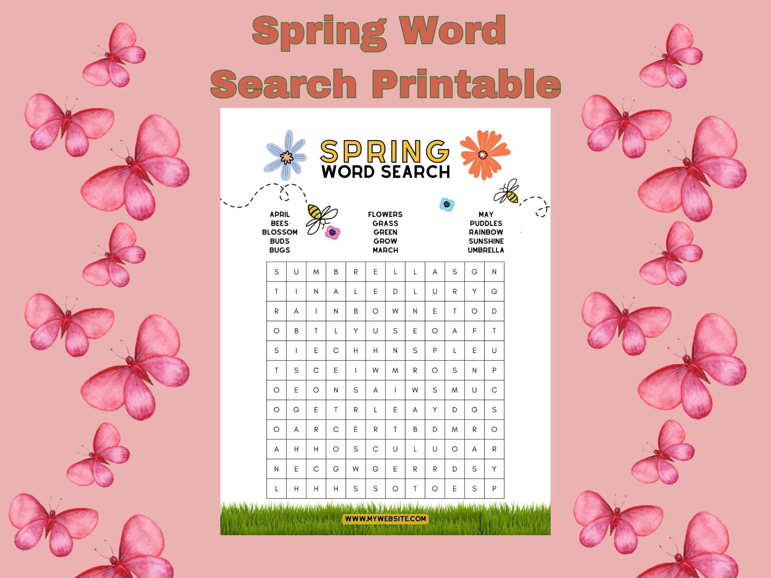 spring word search