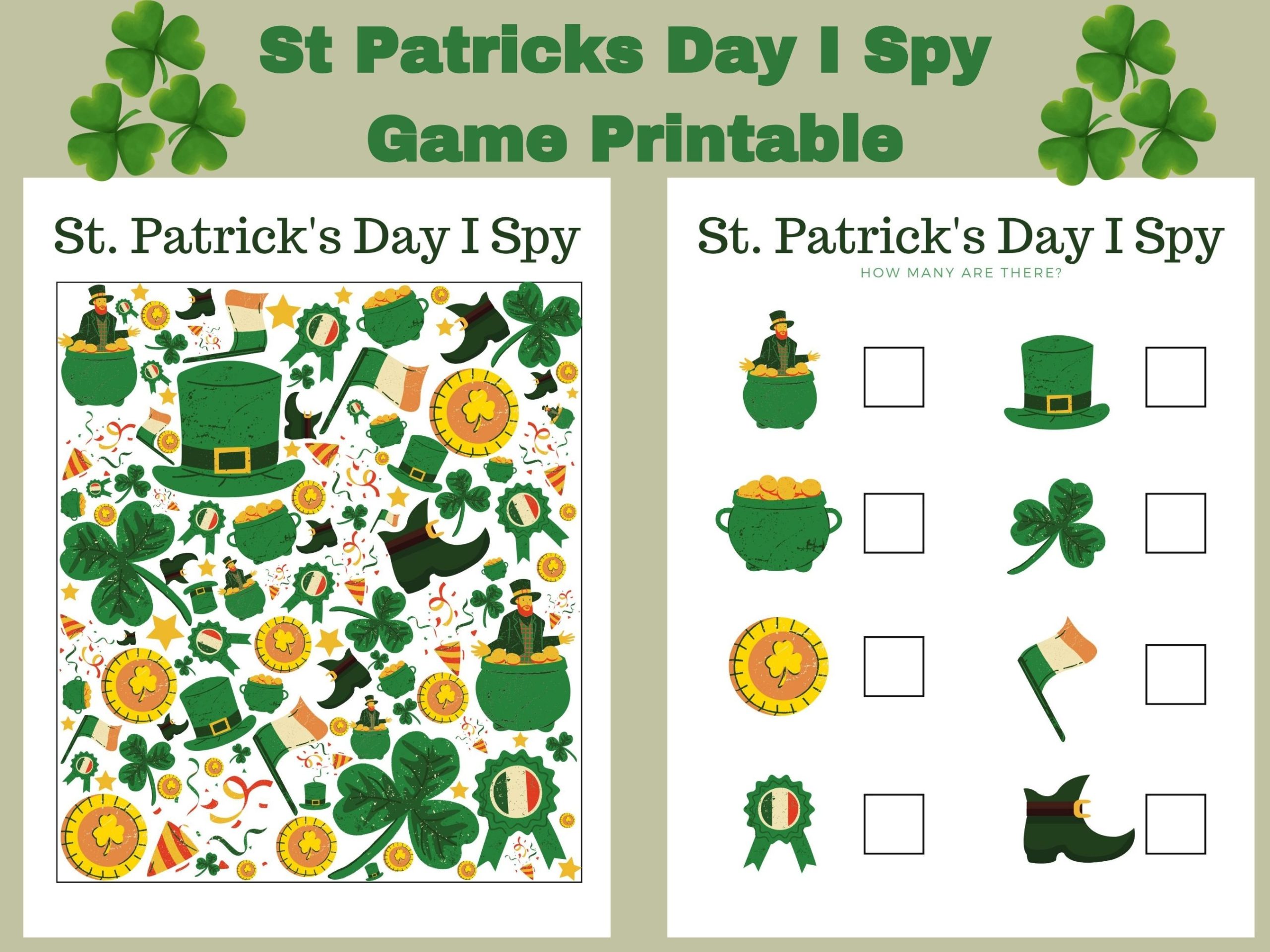 st patricks day i spy game
