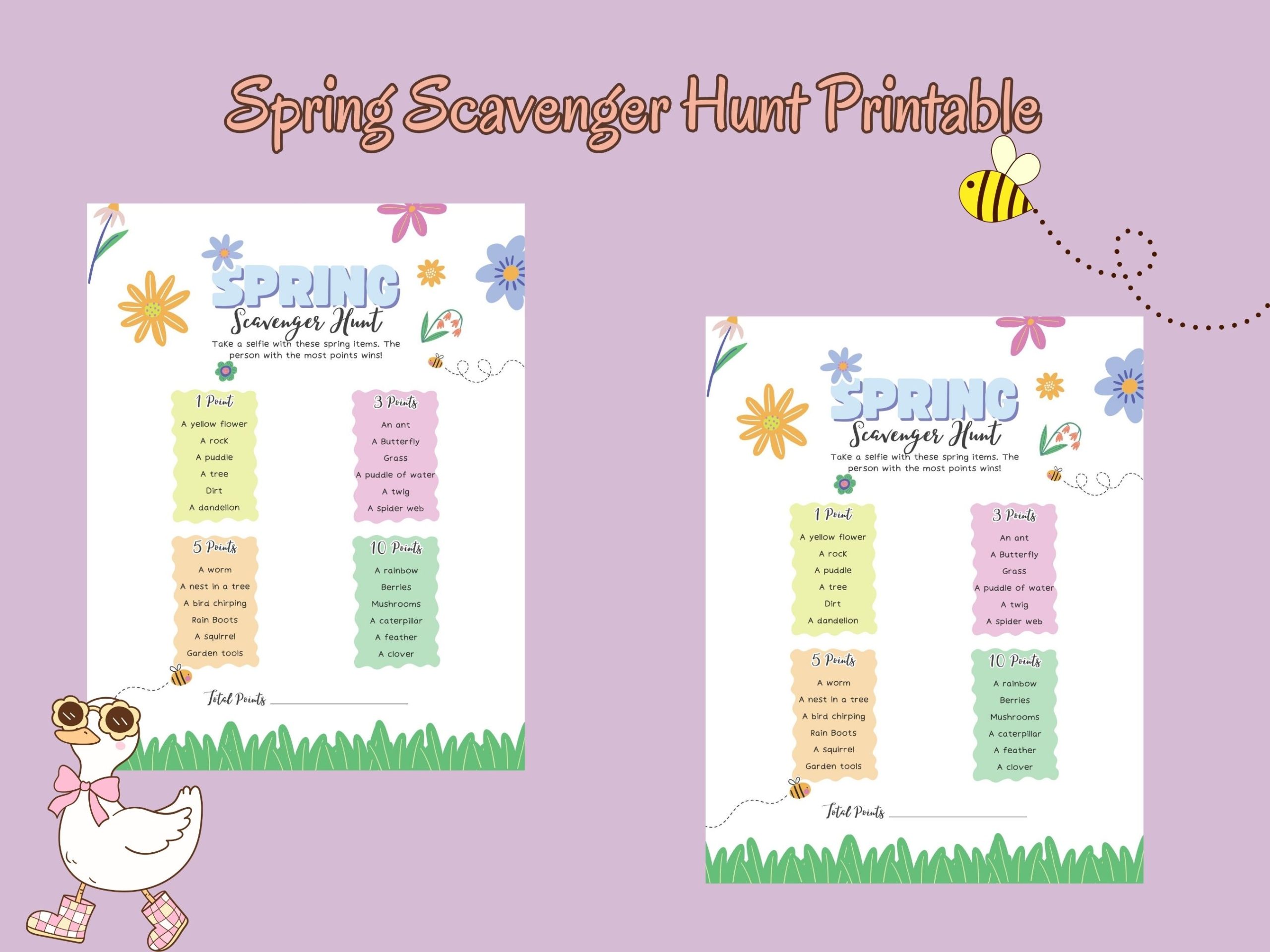 spring scavenger hunt