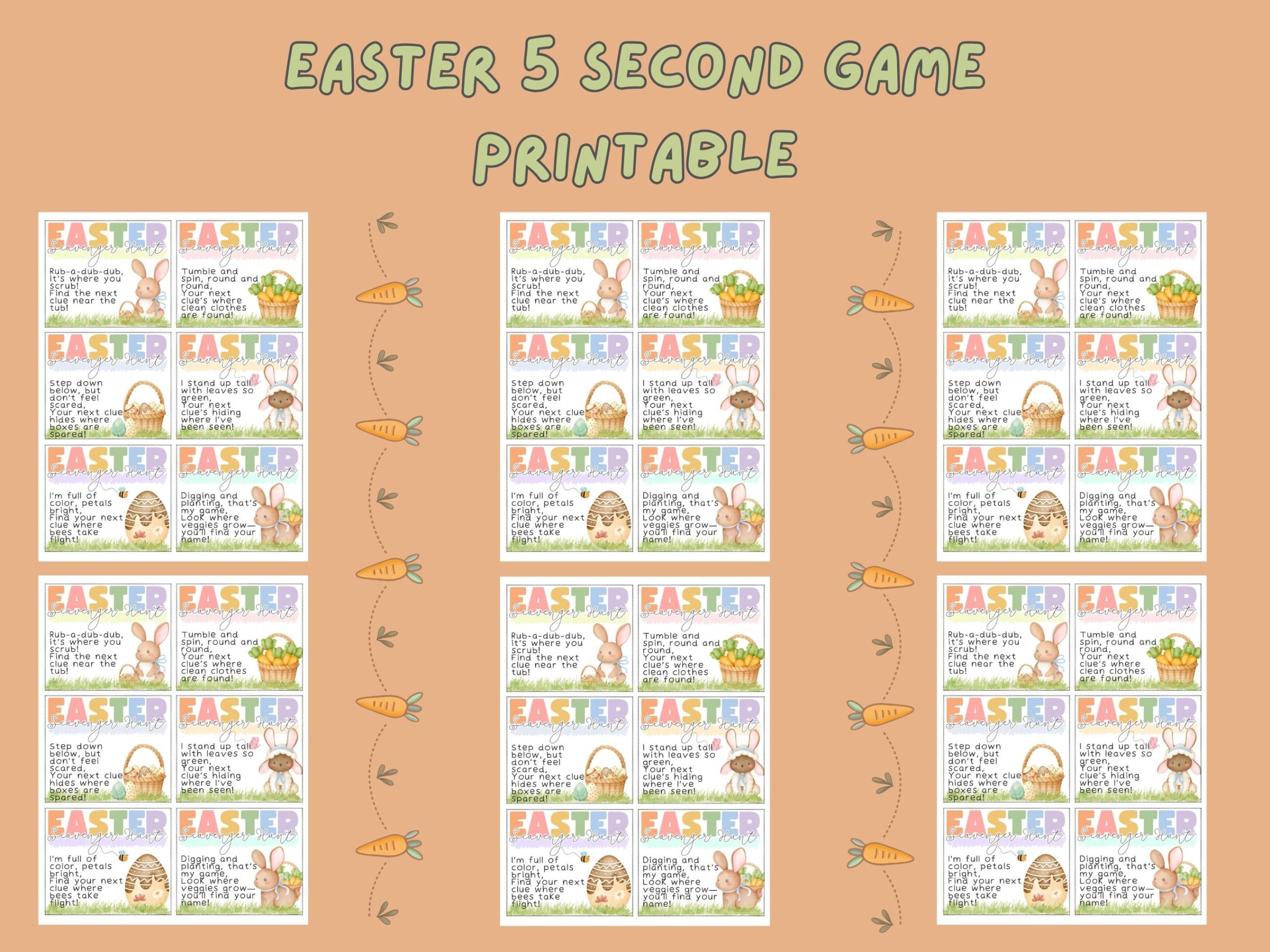 easter 5 second game