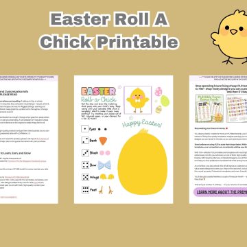easter roll a chick
