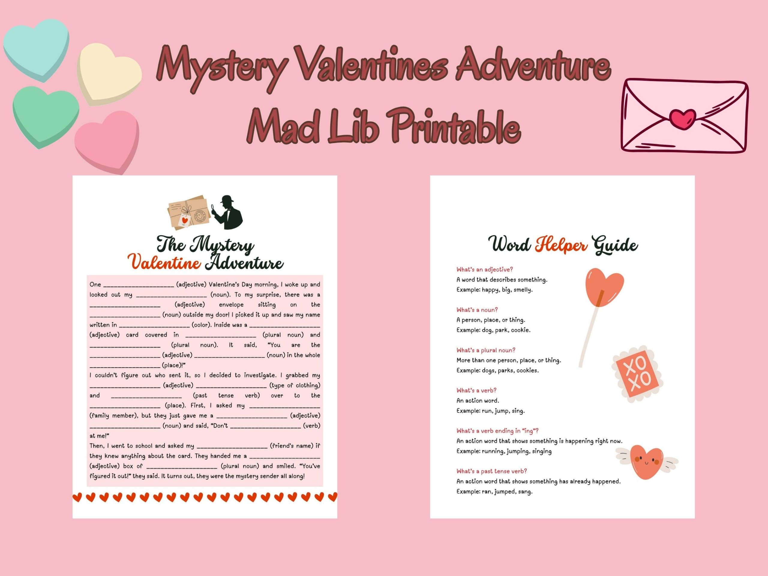 mystery valentine adventure printable