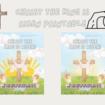 Christ the king is risen