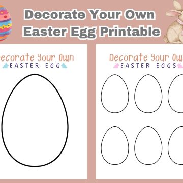 decorate your own easter egg