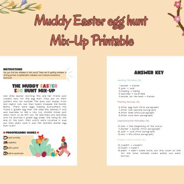 muddy easter egg hunt