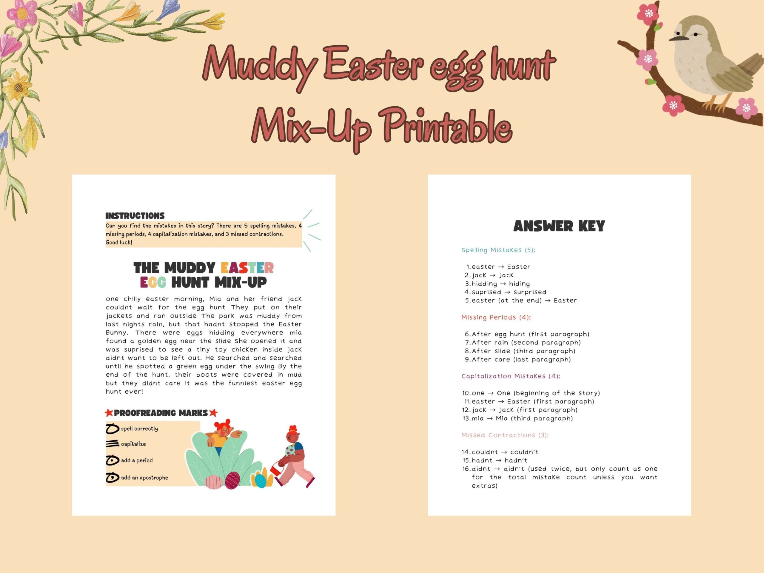 muddy easter egg hunt