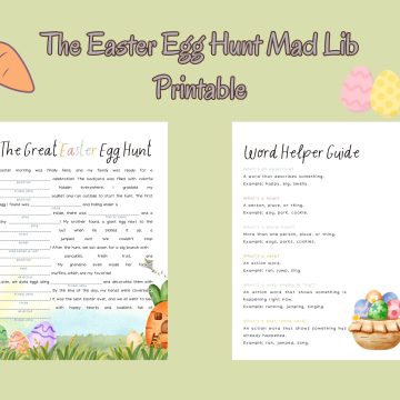 The great easter egg hunt printable