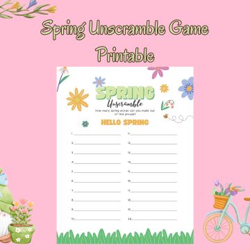 spring unscramble