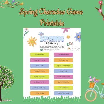 spring charades game
