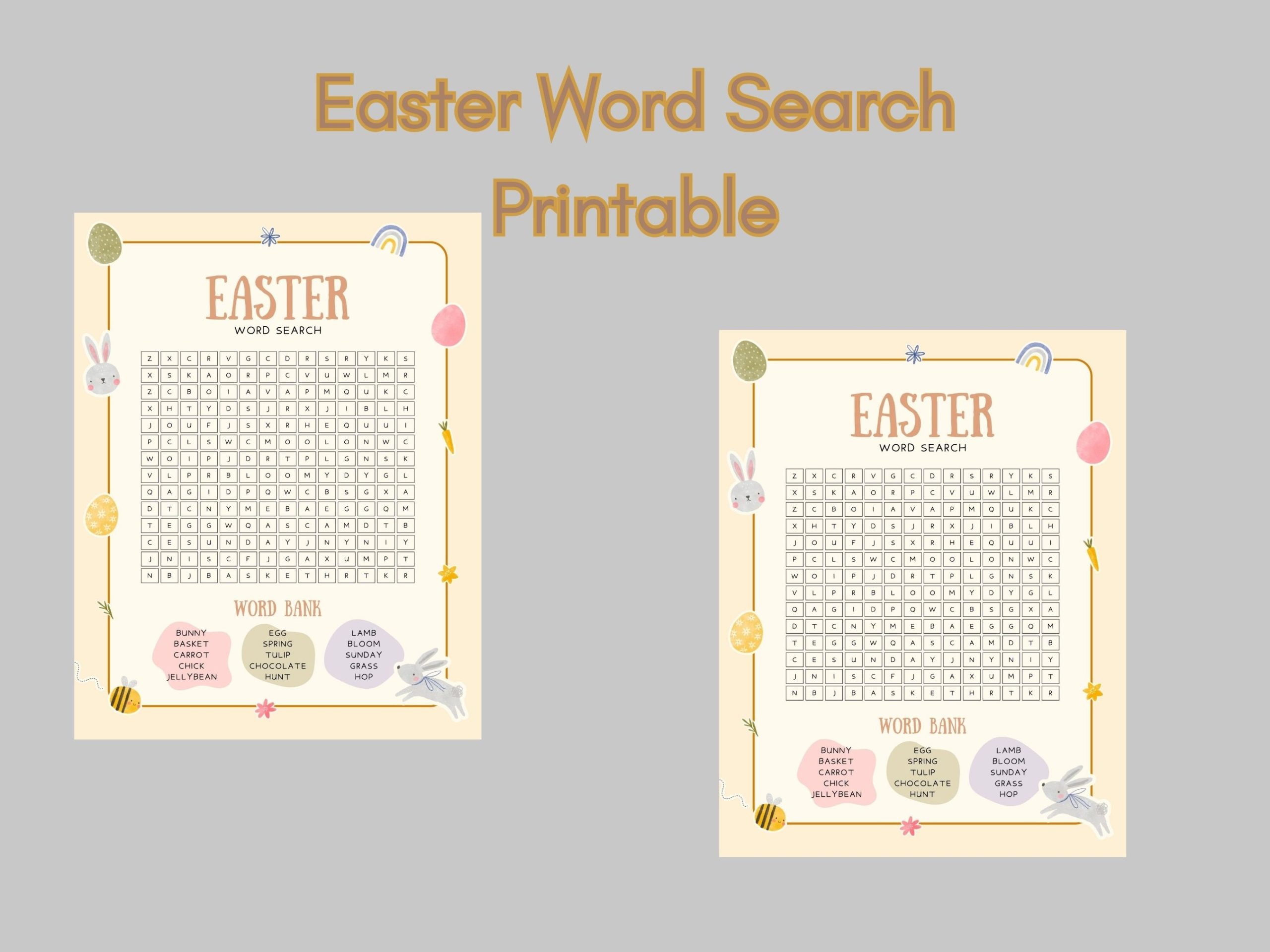 easter word search