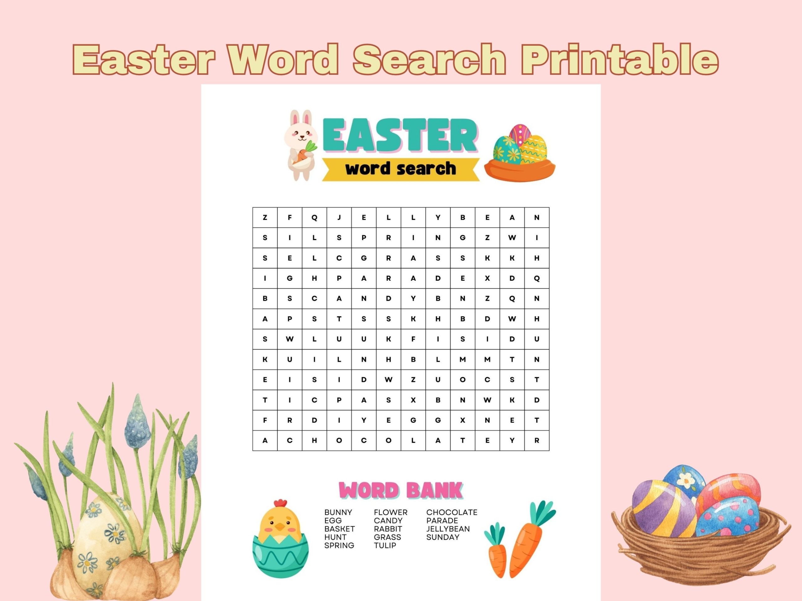easter word search