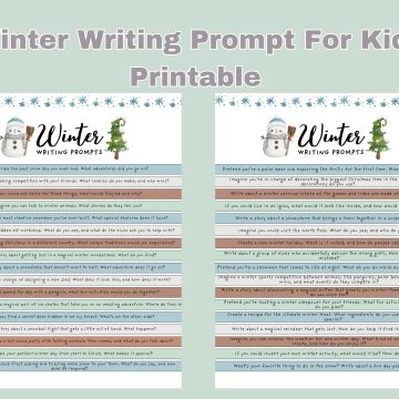 winter writing prompt