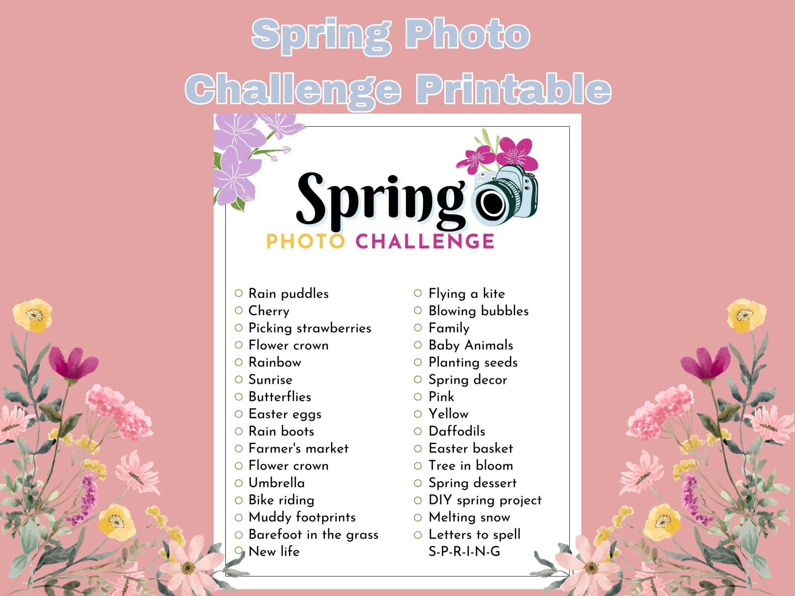spring photo challenge