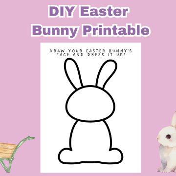 diy easter bunny printable