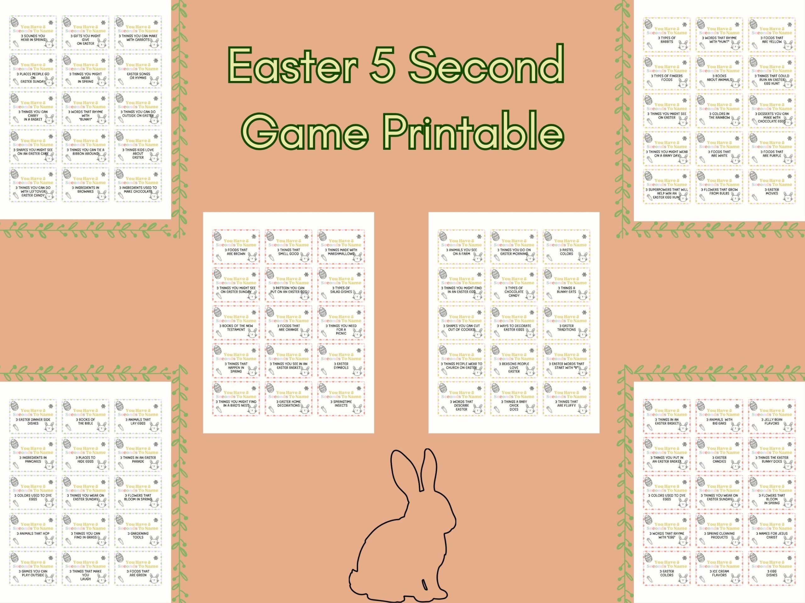 easter 5 second game