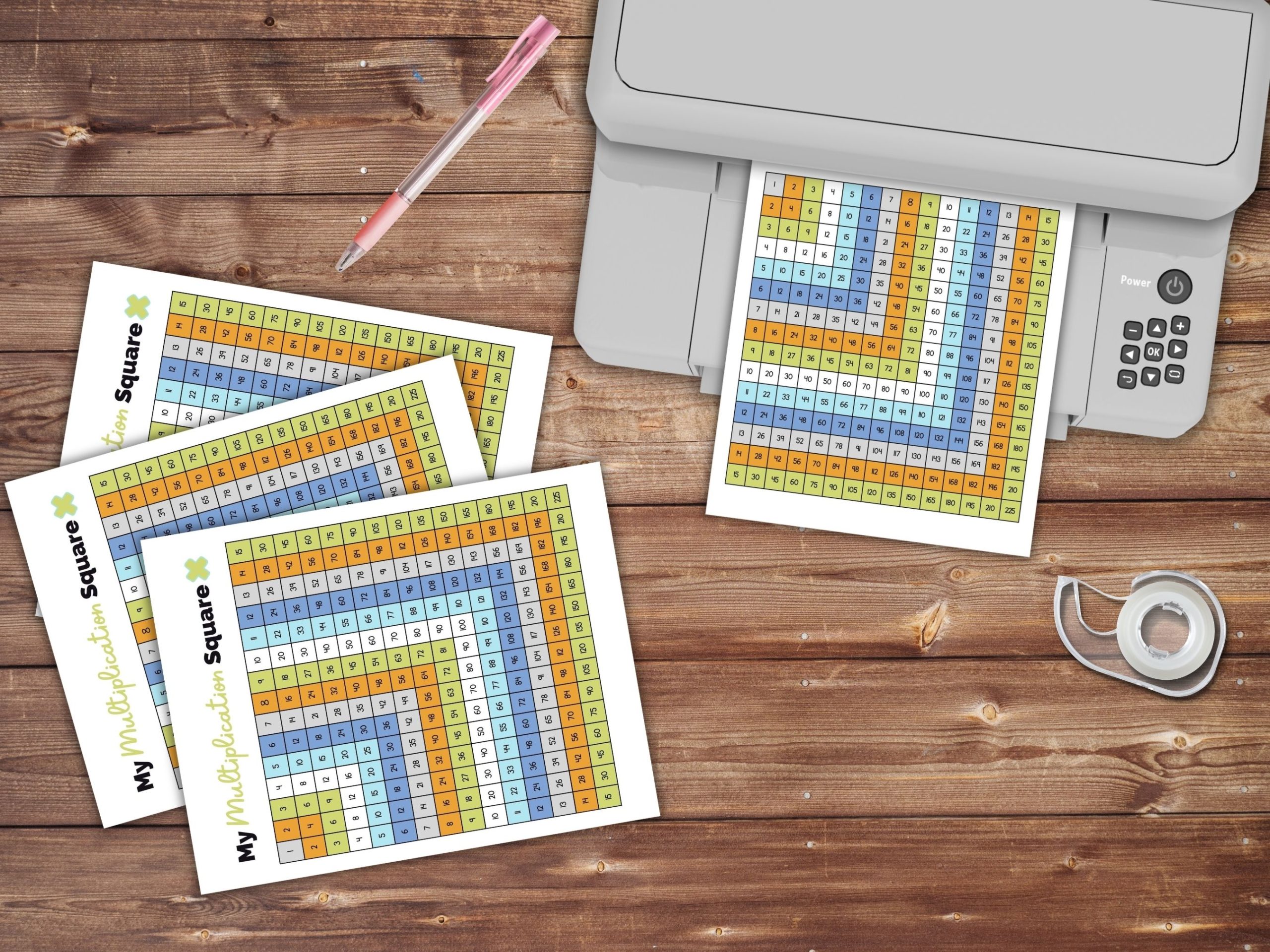 my multiplication chart 1-225