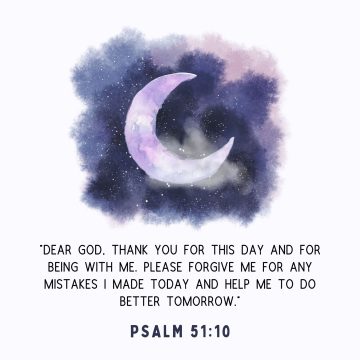 chrstian bedtime prayer for kids