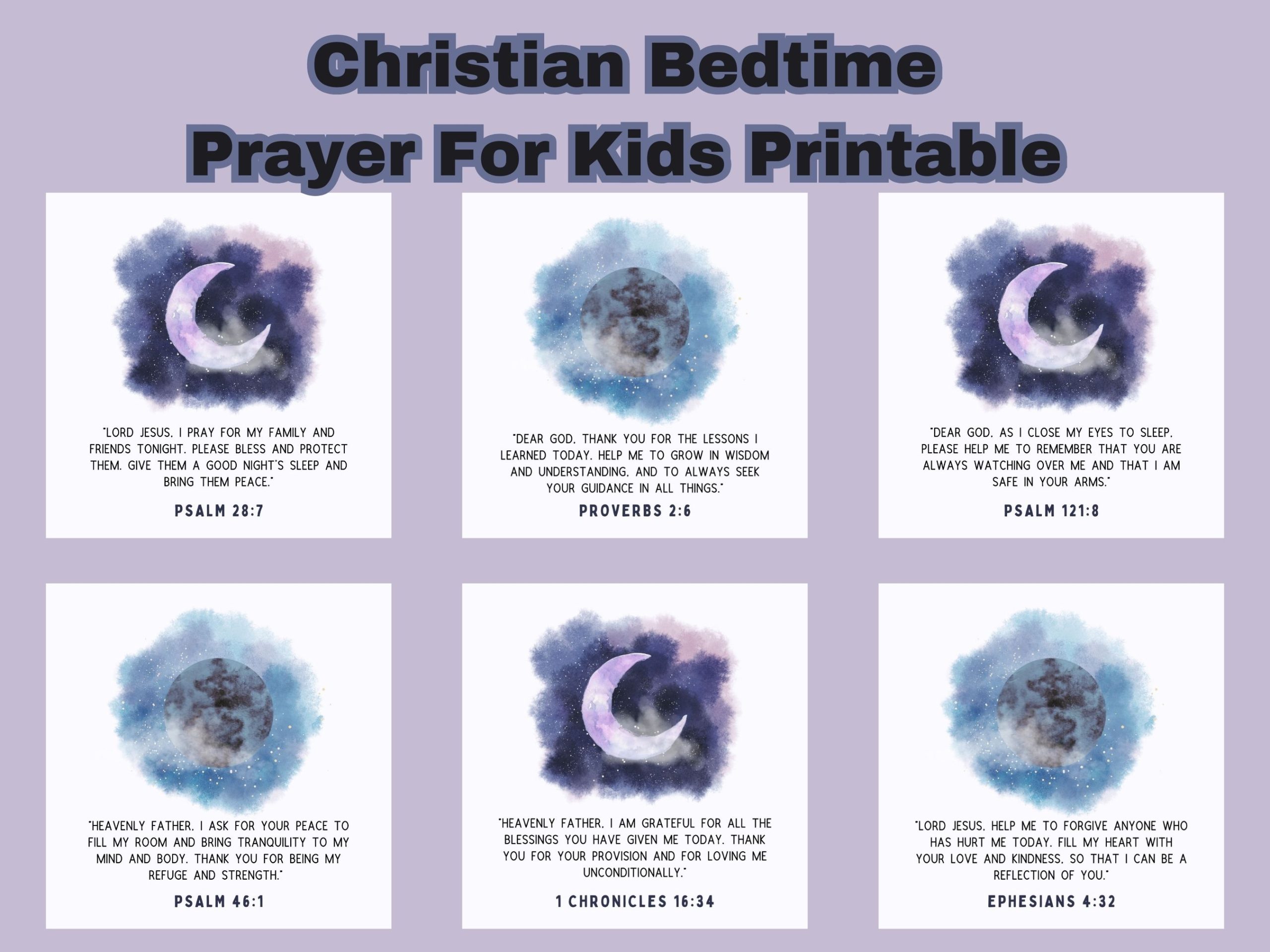 chrstian bedtime prayer for kids