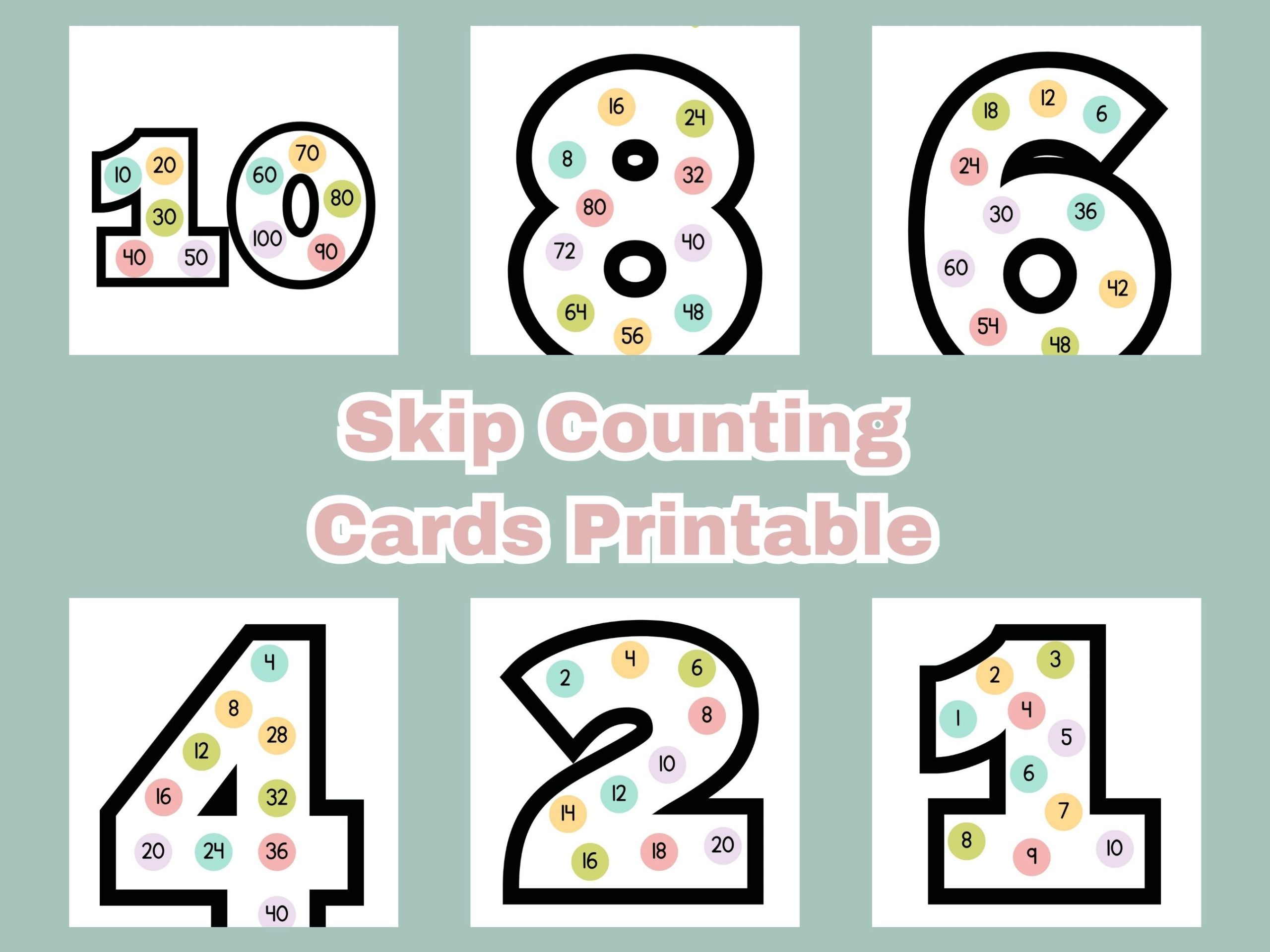 skip counting cards