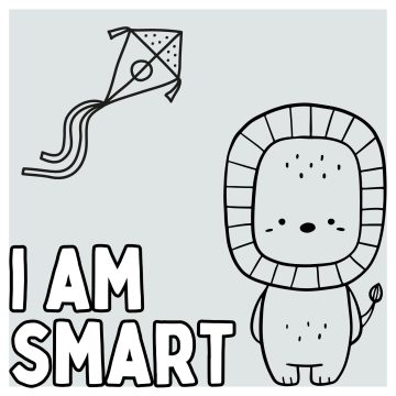 easy "i am" affirmation for kids