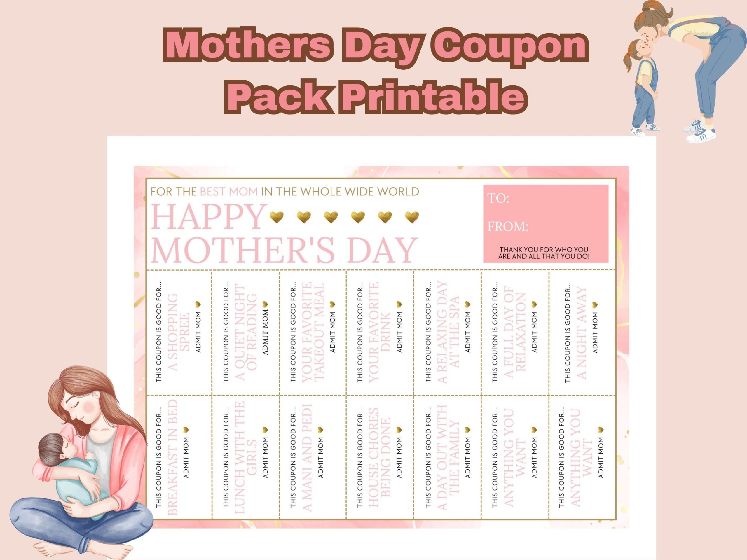 mothers day coupon pack