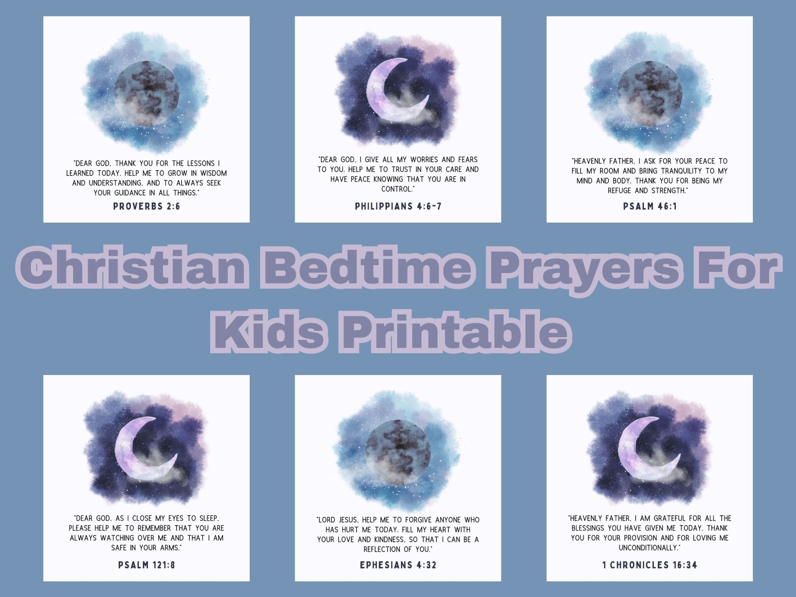 chrstian bedtime prayer for kids