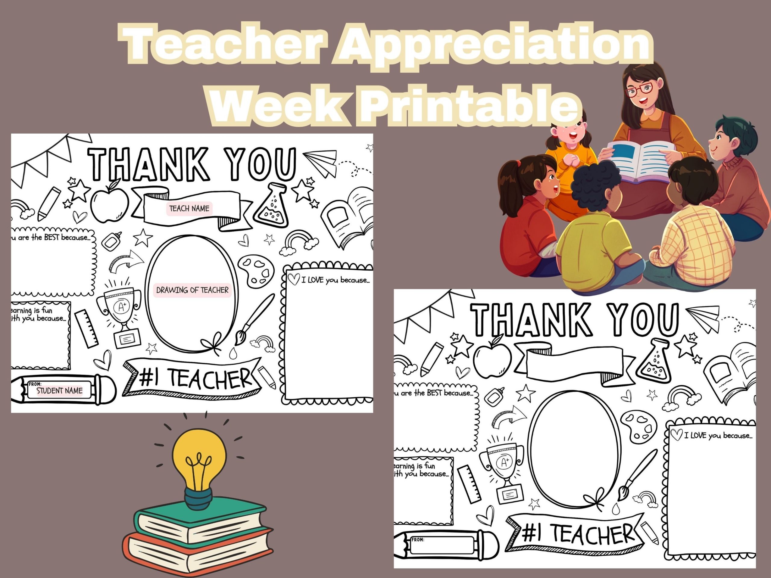 teacher appreciation week printable