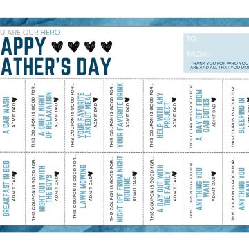 fathers day coupon pack