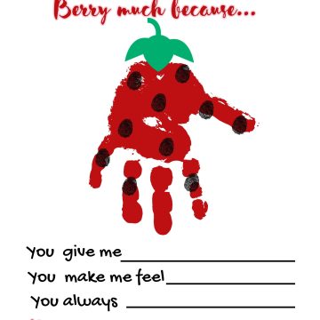 Mother's Day Handprint Art