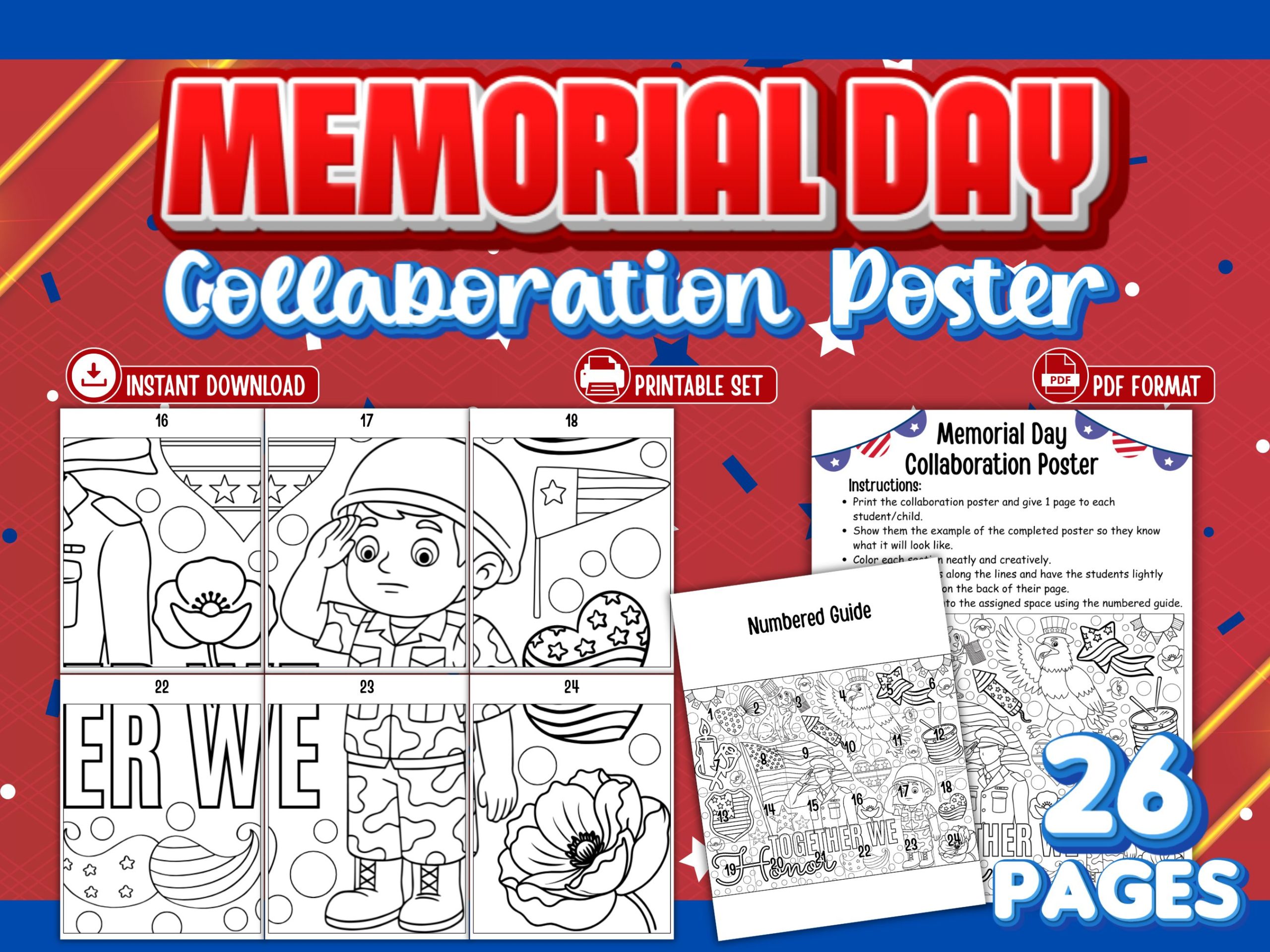 memorial day collaboration poster