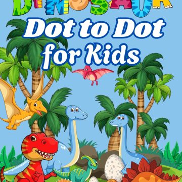 dinosaur dot to dot for kids