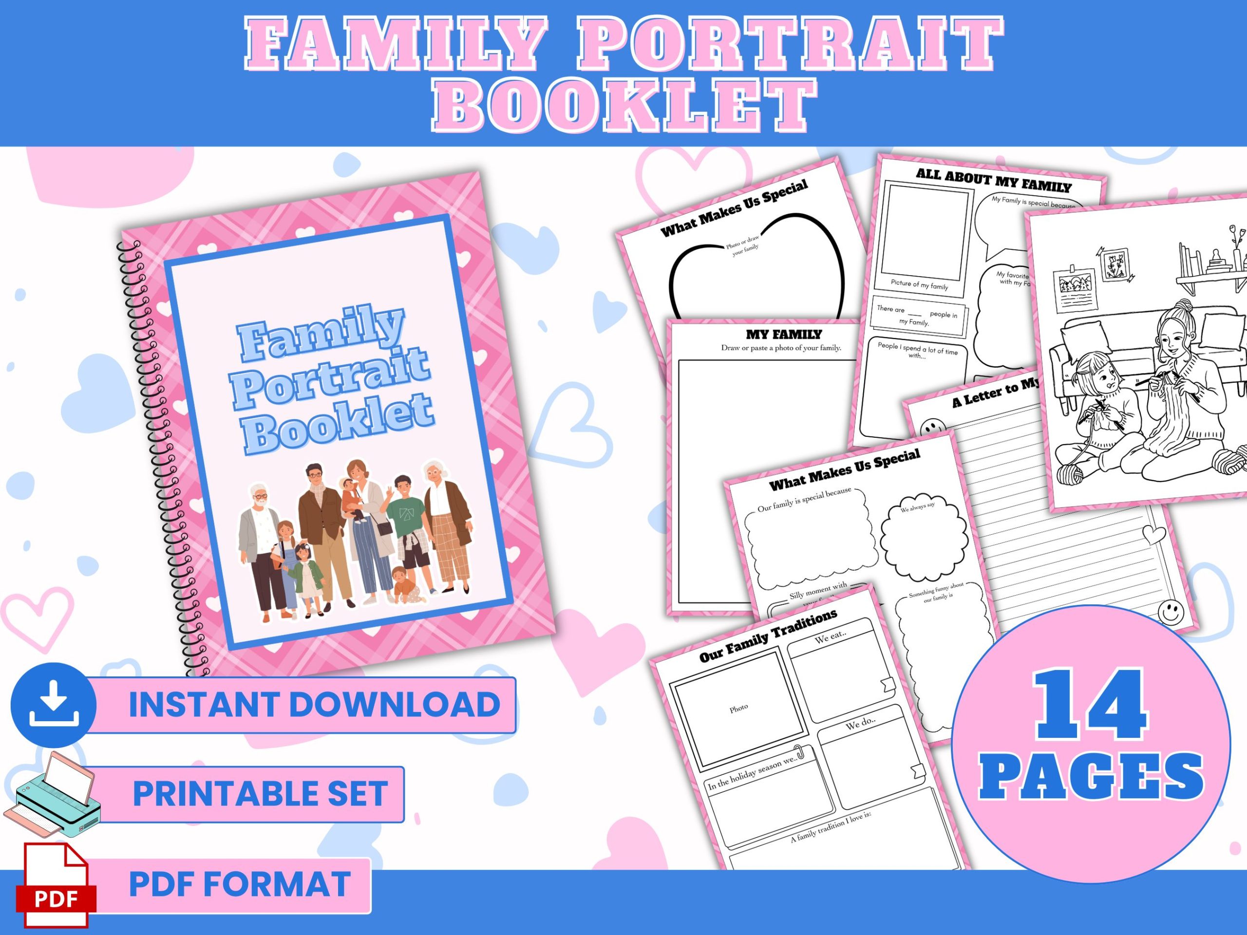 family portrait booklet