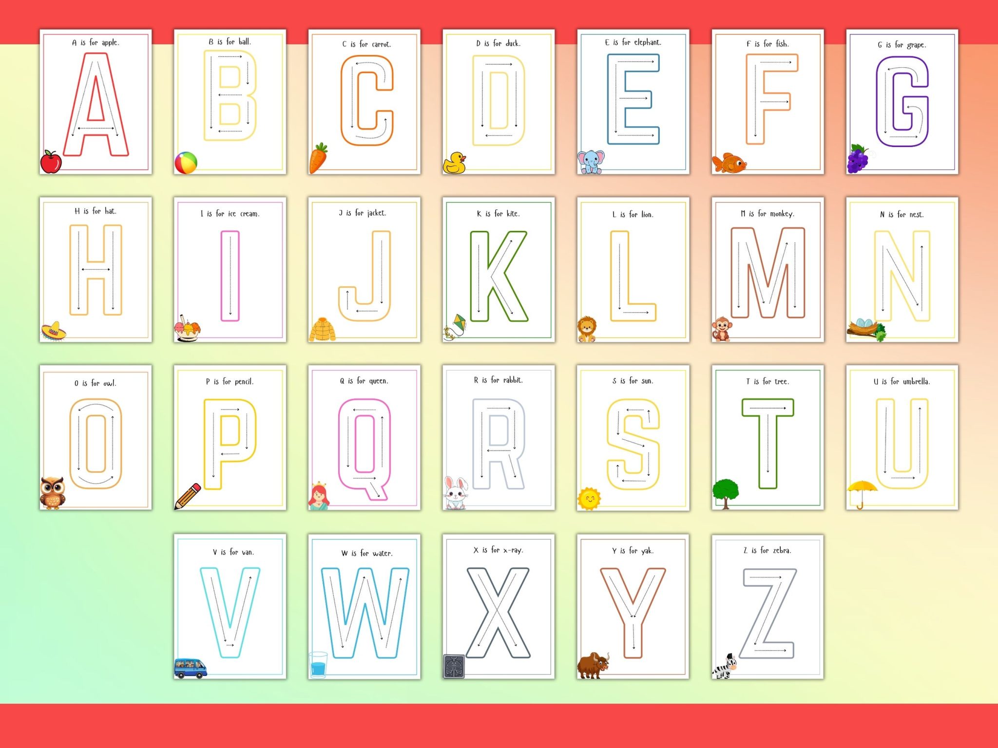 Free Alphabet Play Dough Mats Printable - Our WabiSabi Life