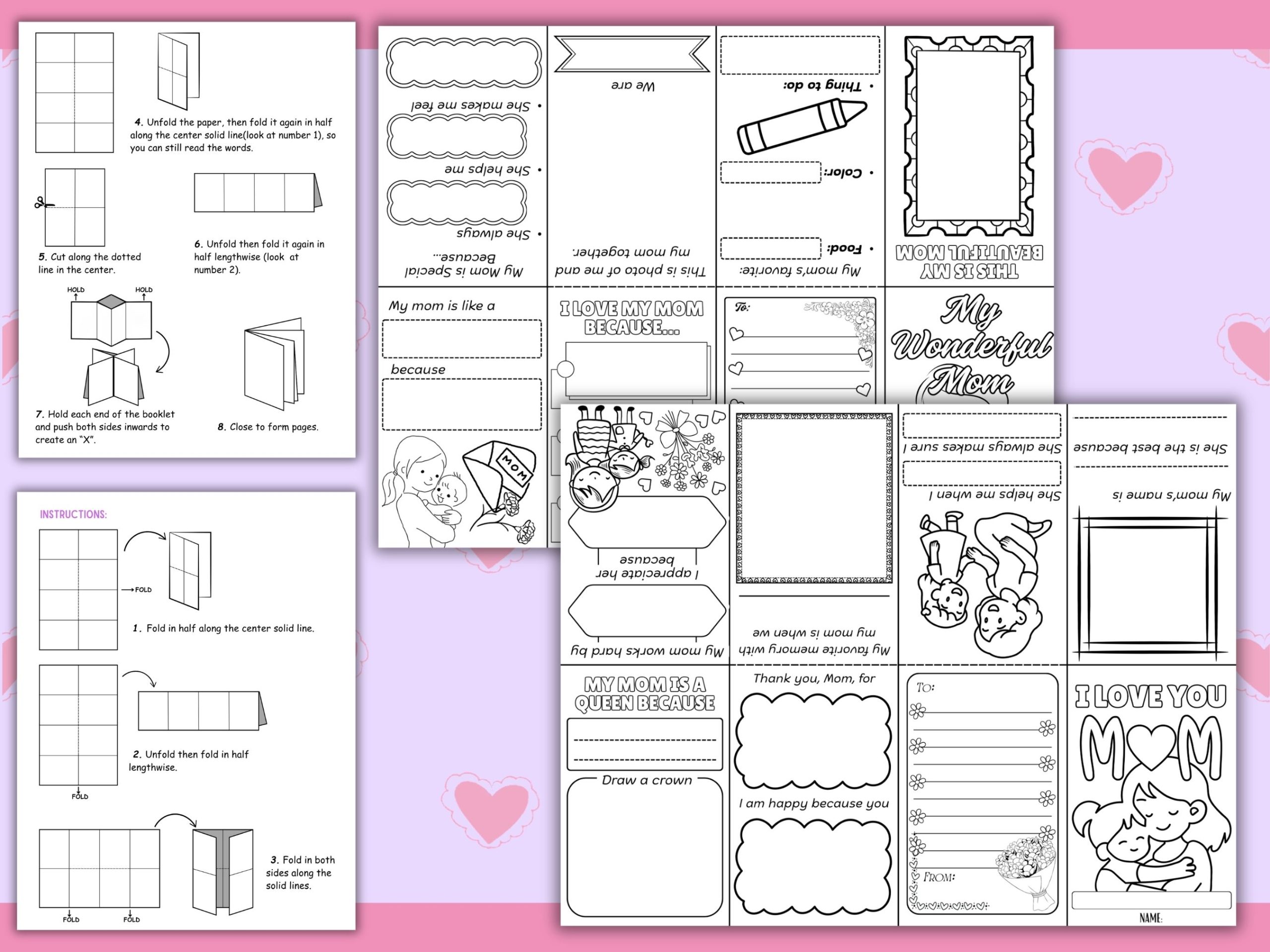 Mini Book for Mother's Day