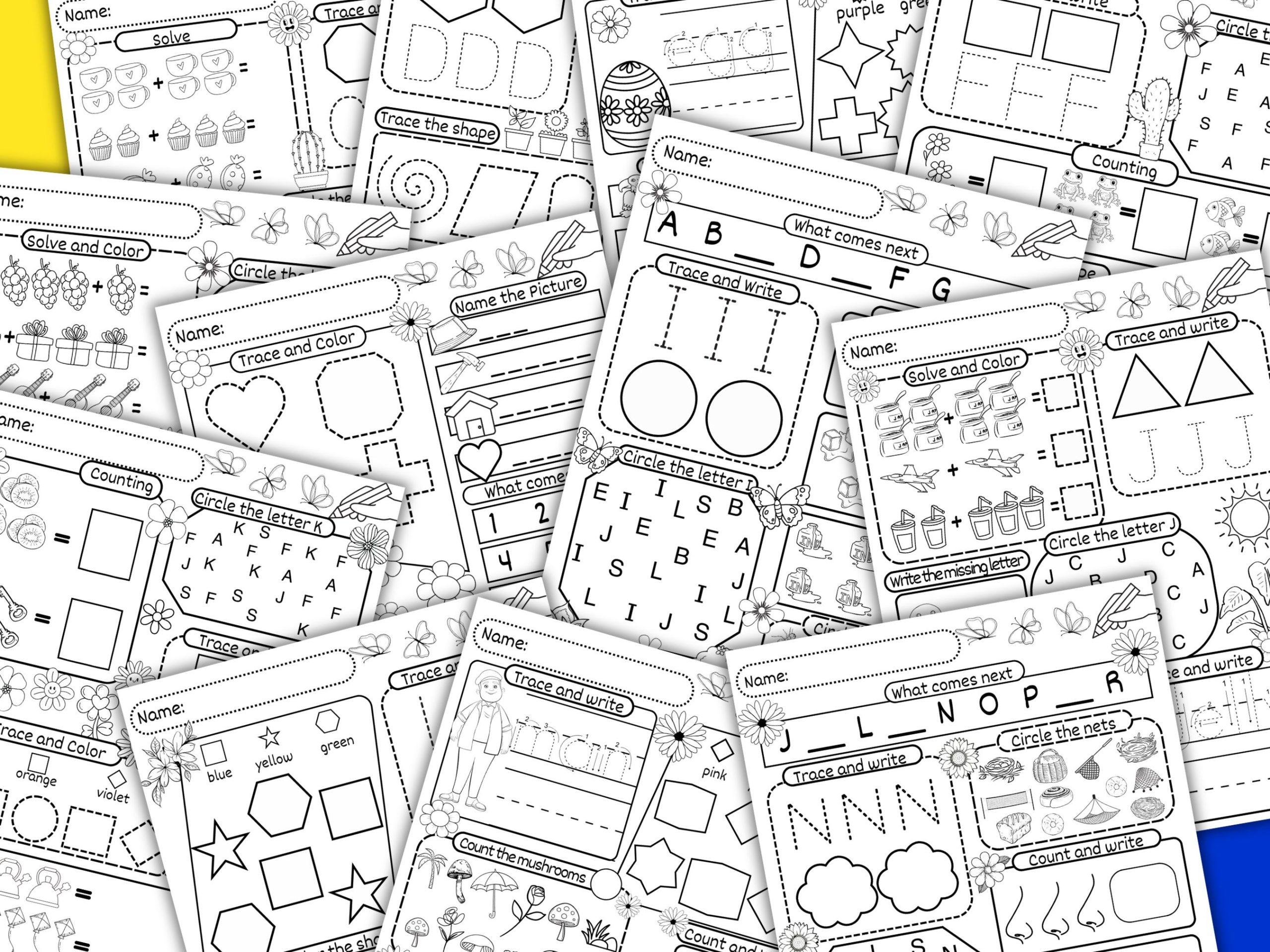 morning worksheets for kids