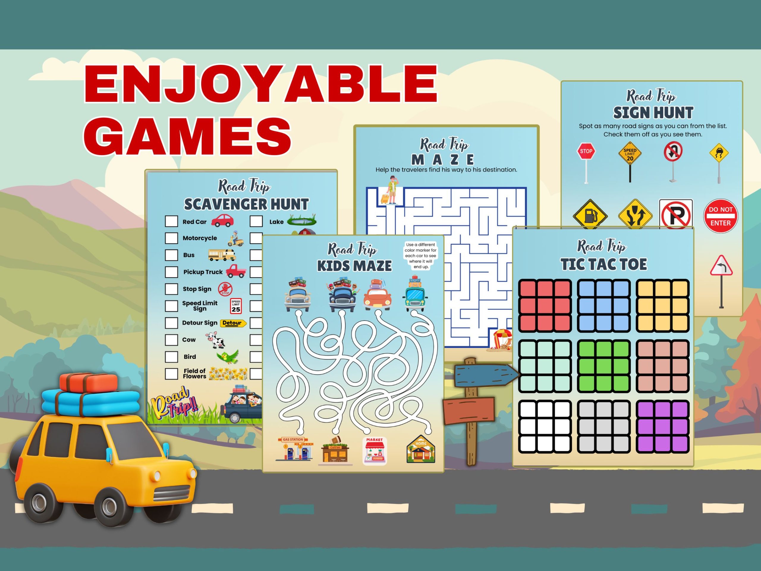 road trip activities for kids