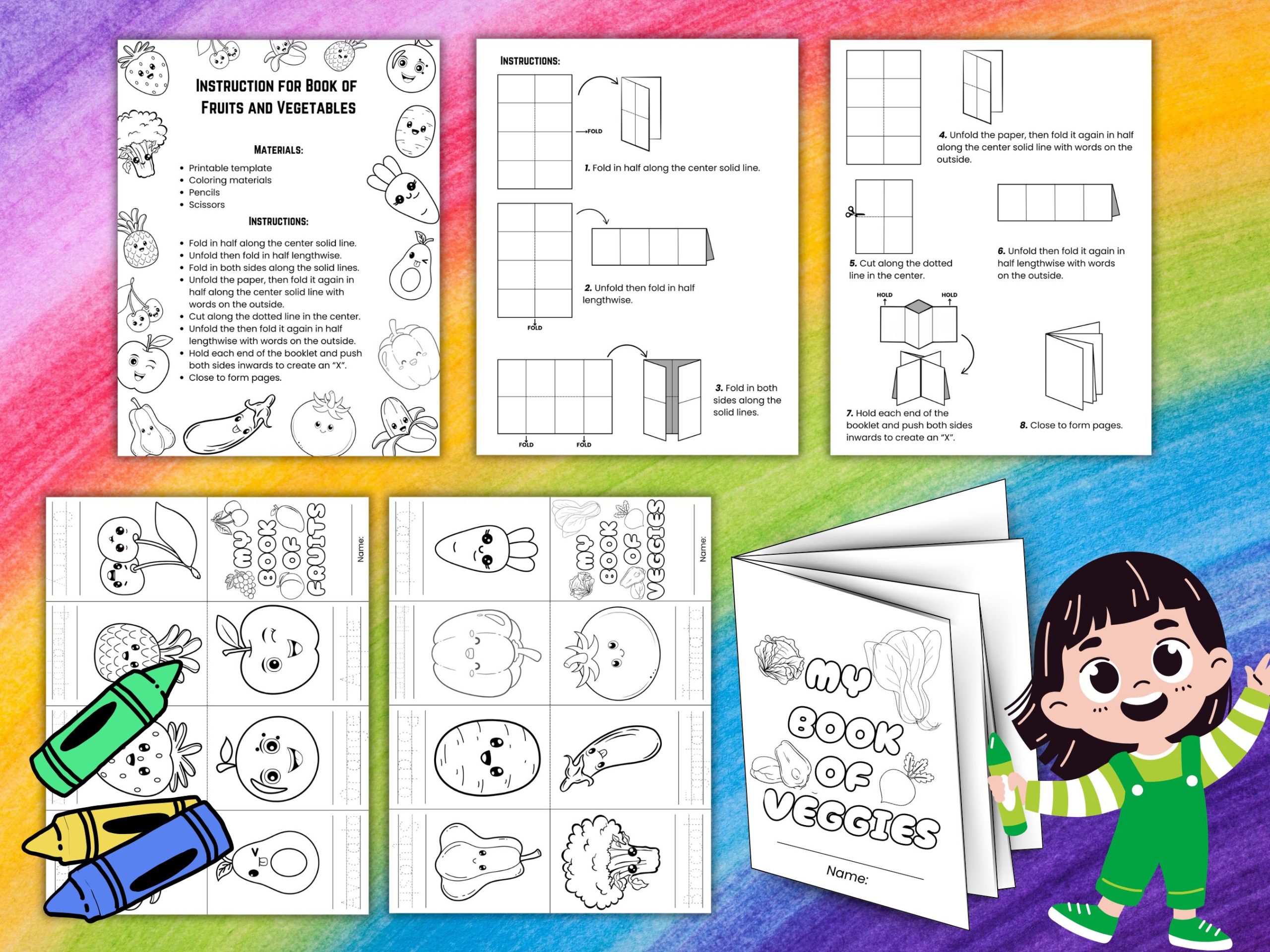 child nutrition coloring page