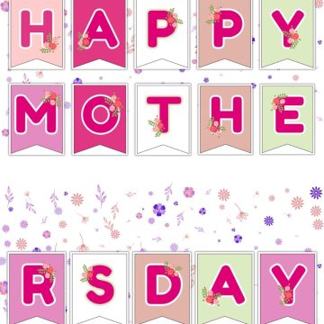 happy mothers day banner
