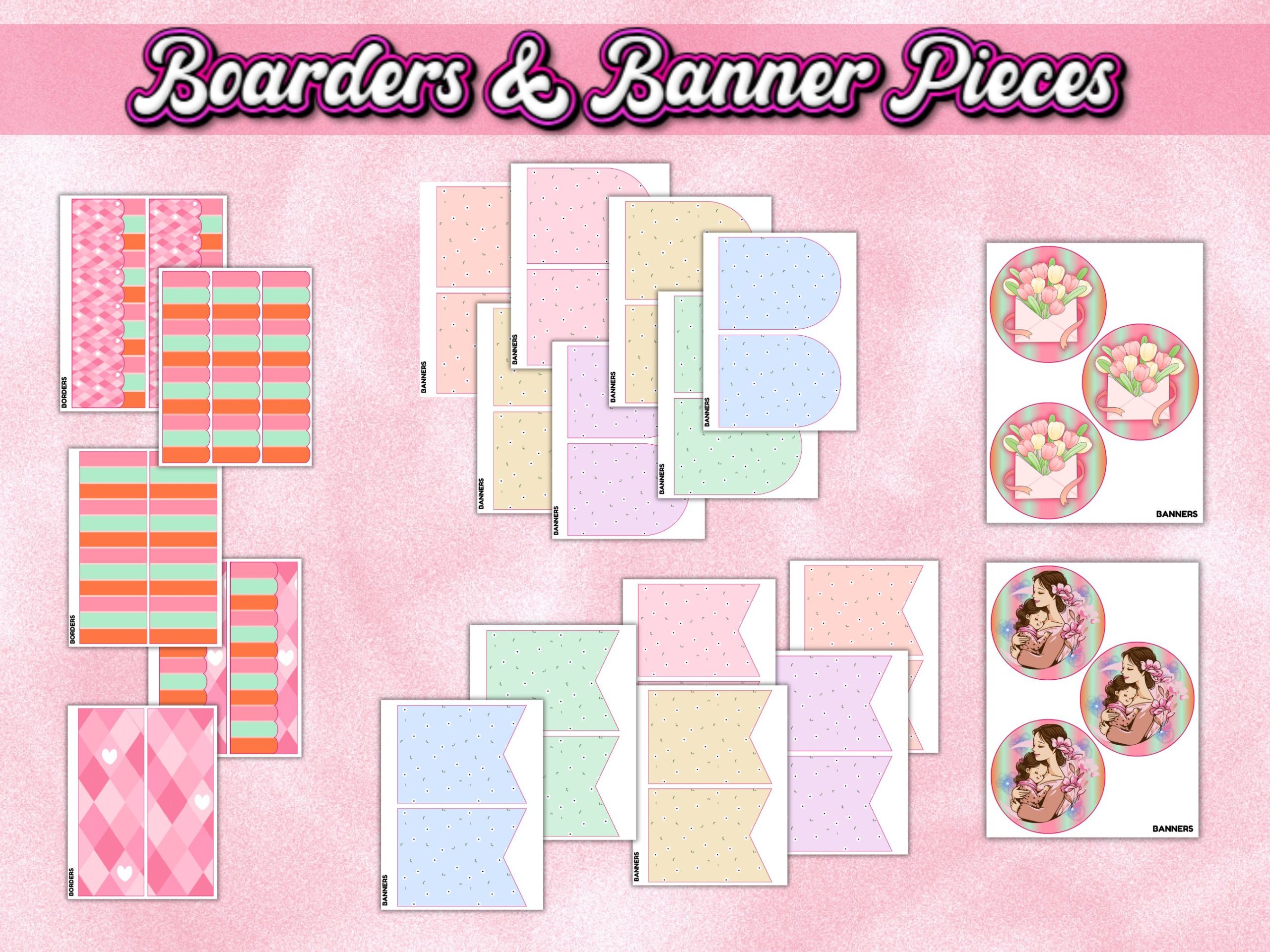 mothers day bulletin board kit