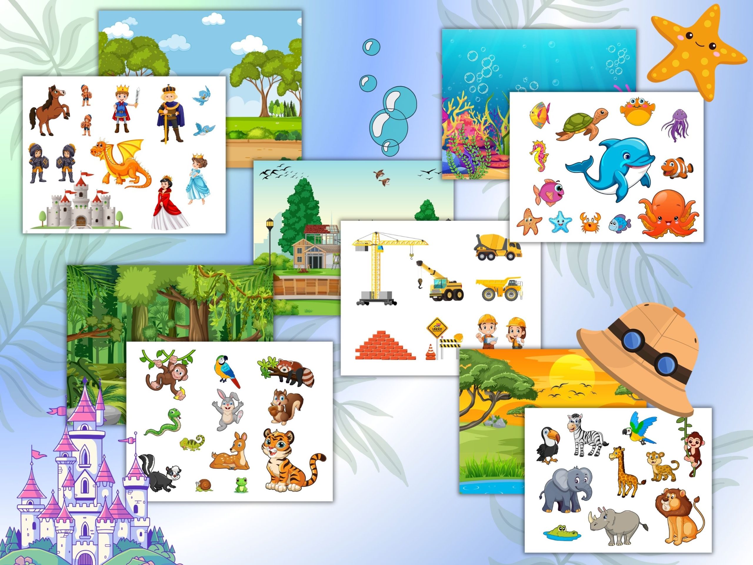 interactive scenery kit