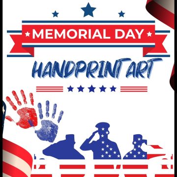 memorial day handprint art