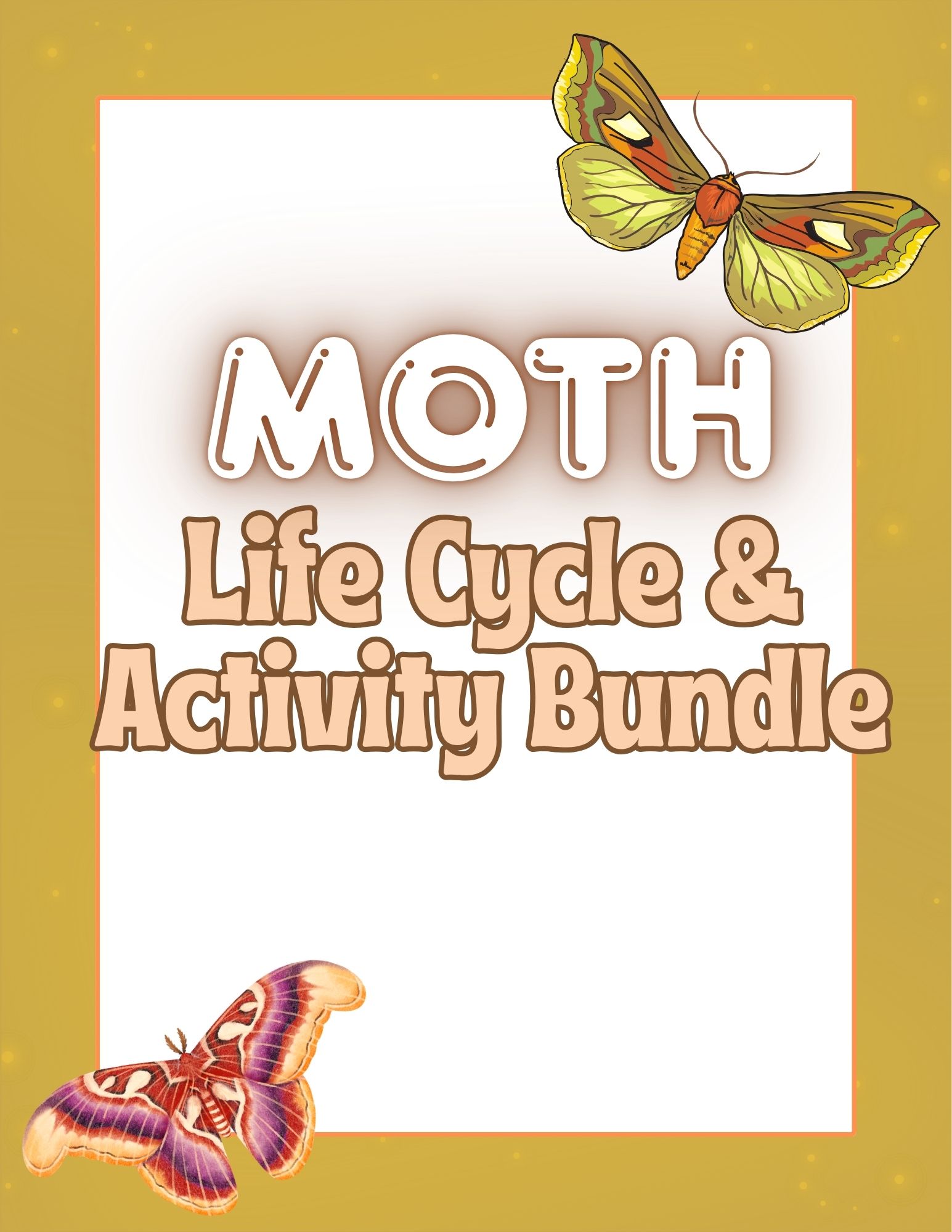 Free Moth Lifecycle And Activity Bundle Printable - Our WabiSabi Life