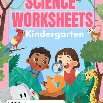 kindergarten science worksheet