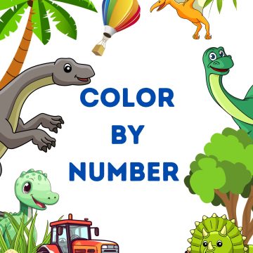 boy color by number