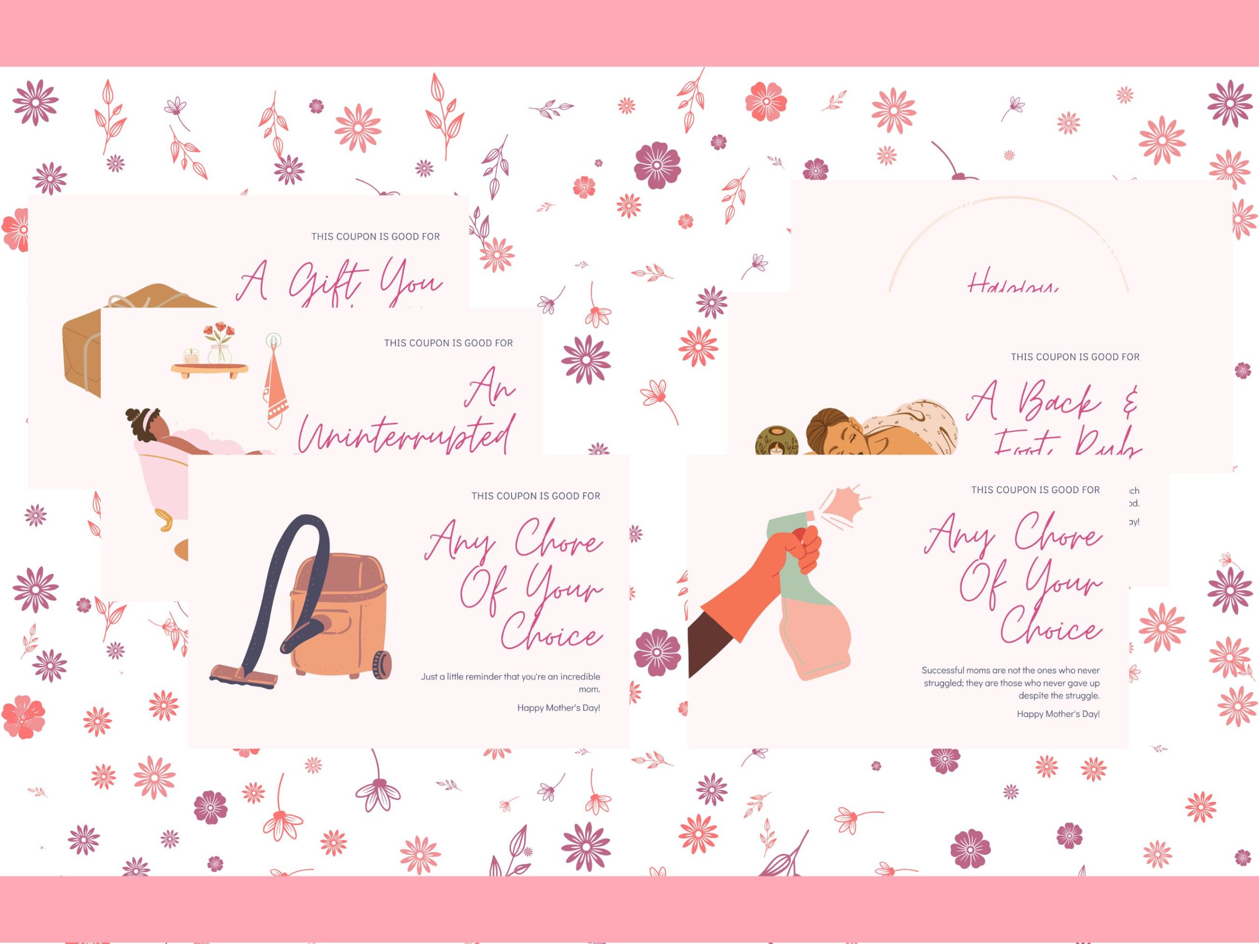 Mother's Day Coupon Book