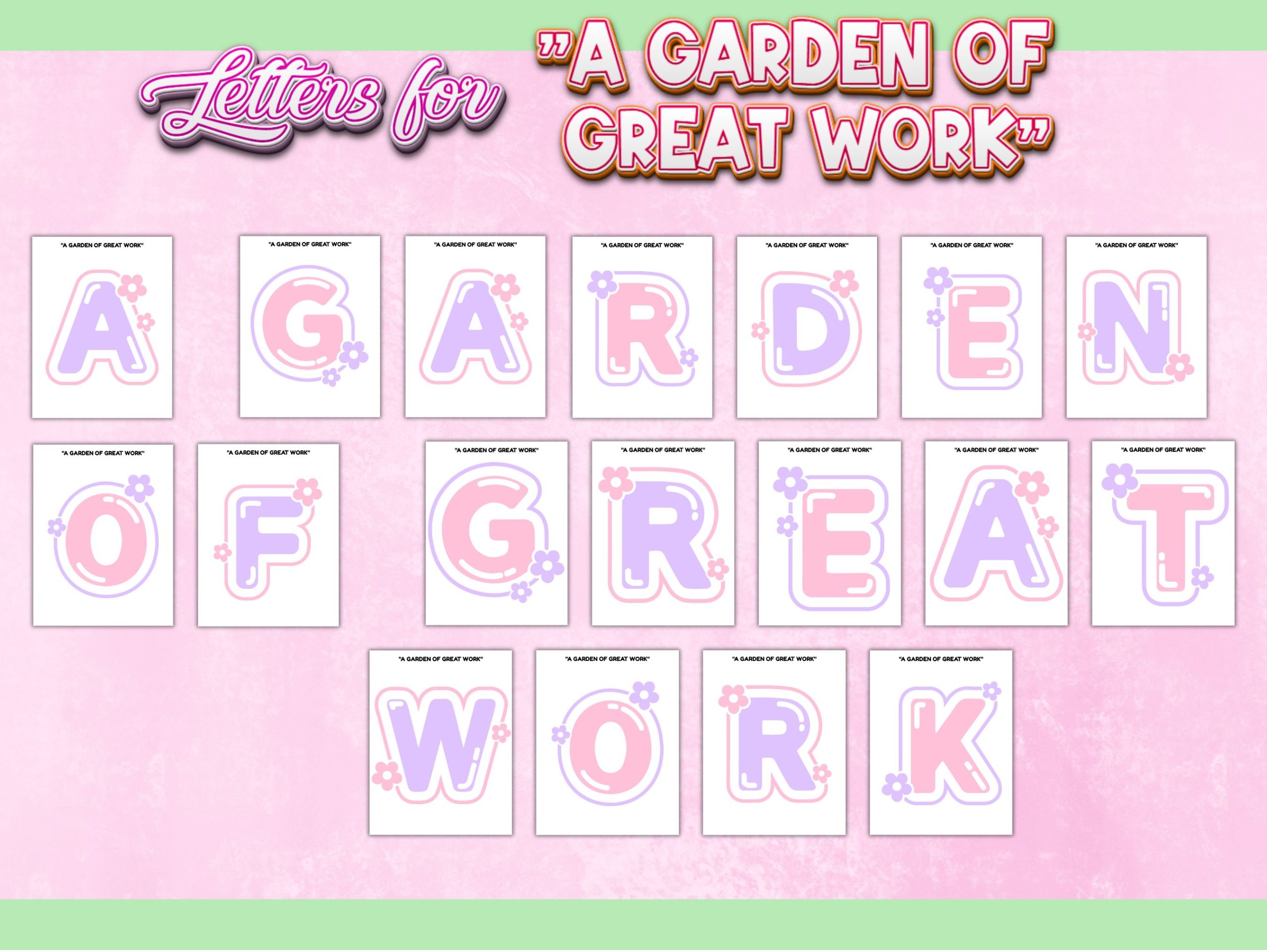 spring themed bulletin board kit